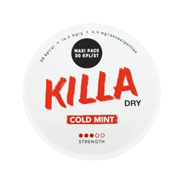 Killa Cold Dry MAXI 30 Pouches/can | CLEARANCE