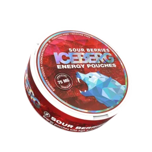 ICEBERG Energy Sour Berries Caffeine Pouch (75mg)