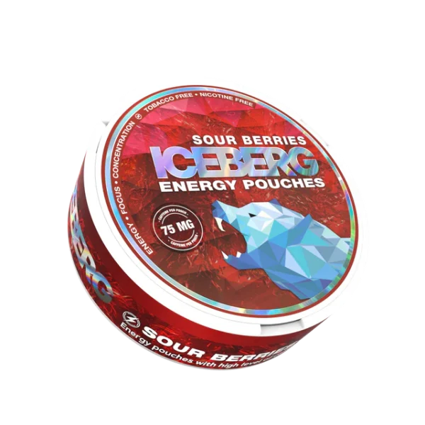 ICEBERG Energy Sour Berries Caffeine Pouch (75mg)