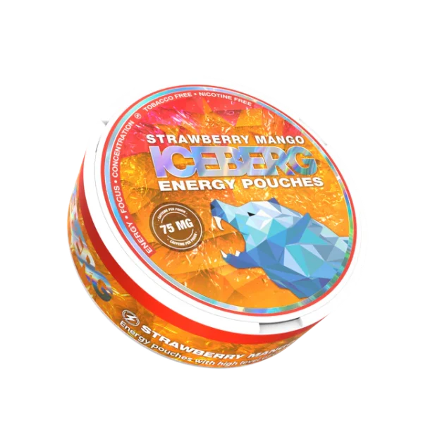 ICEBERG Energy Strawberry Mango Caffeine Pouch (75mg)